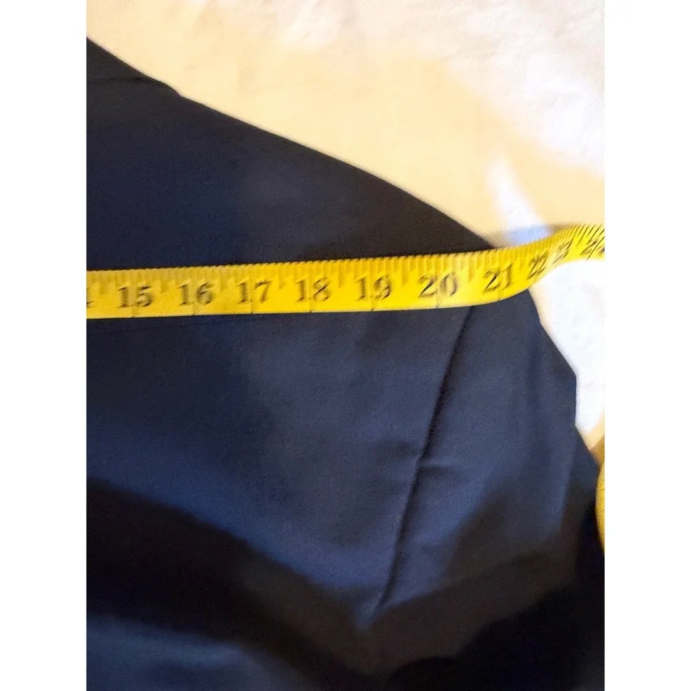 Jos A Bank Executive Mens 46 Long Black 100% Wool 2‎ Button Blazer Gold Button